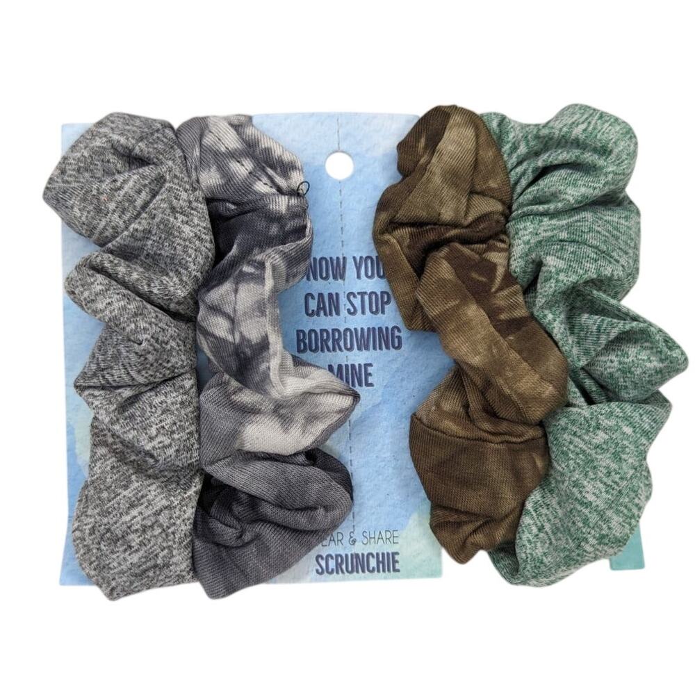 Tear and Share Friendship Hair Scrunchie Set